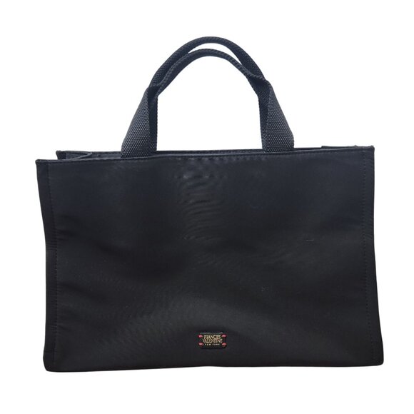 Frances Valentine New York Kate Black Tote Bag Shoulder Bag Purse - Picture 1 of 11